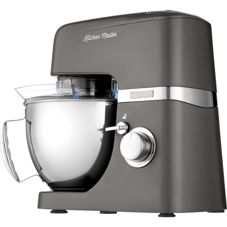 Sencor - Küchenmaschine mit Edelstahlschüssel 1000W/230V grau