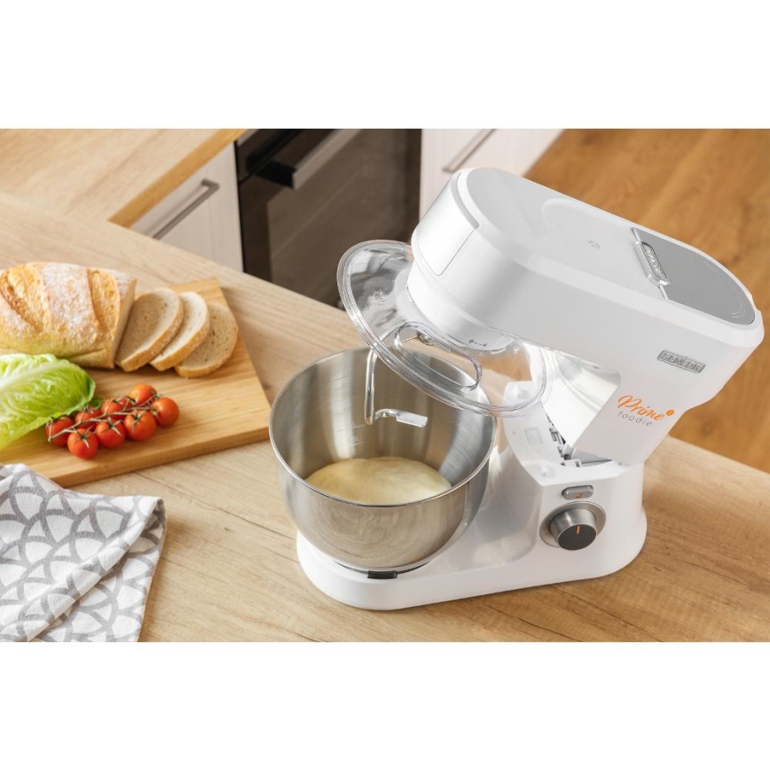 Sencor - Küchenmaschine mit Edelstahlschüssel 1000W/230V weiß