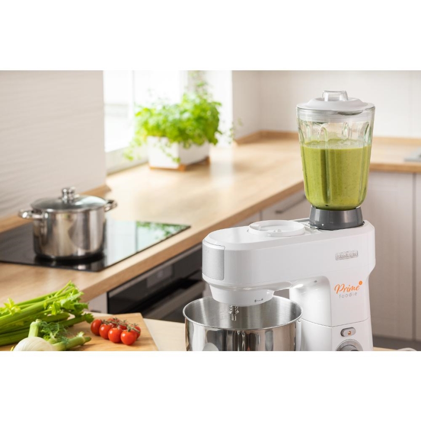 Sencor - Küchenmaschine mit Edelstahlschüssel 1000W/230V weiß