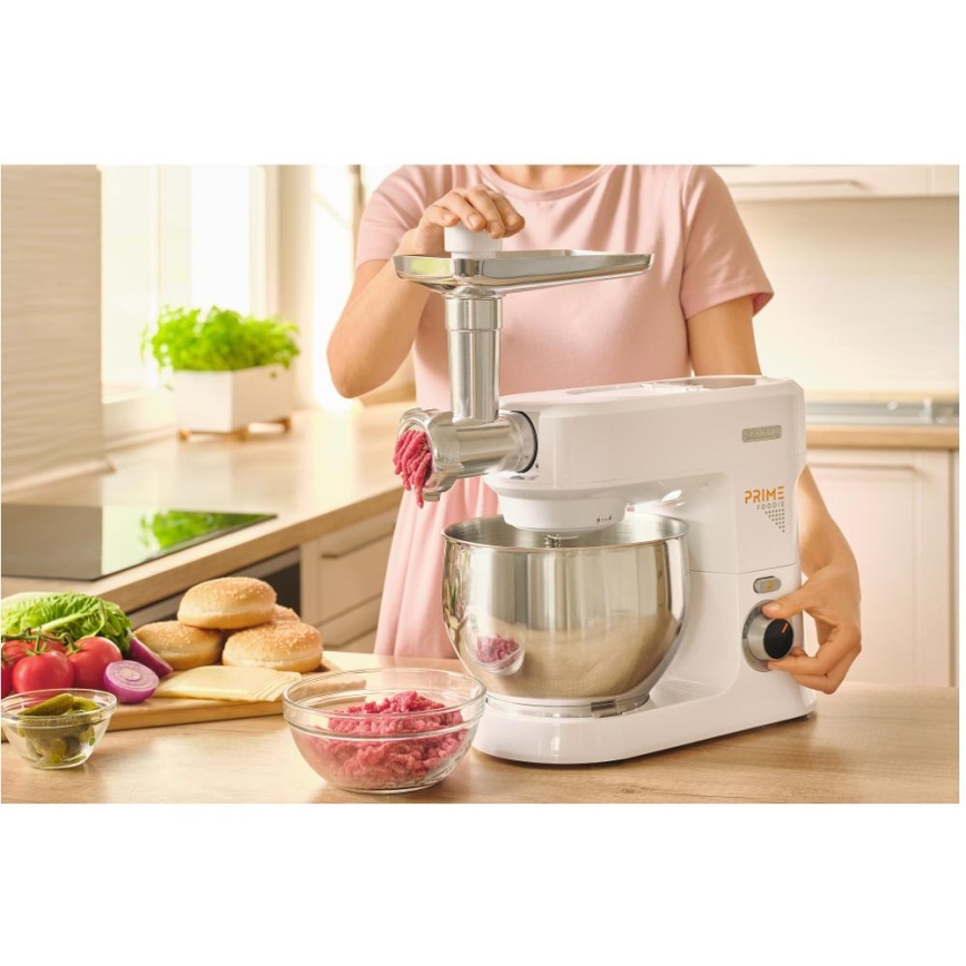 Sencor - Küchenmaschine mit Edelstahlschüssel 1000W/230V weiß