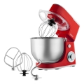 Sencor - Küchenmaschine mit Edelstahlschüssel 1300 W/230 V rot