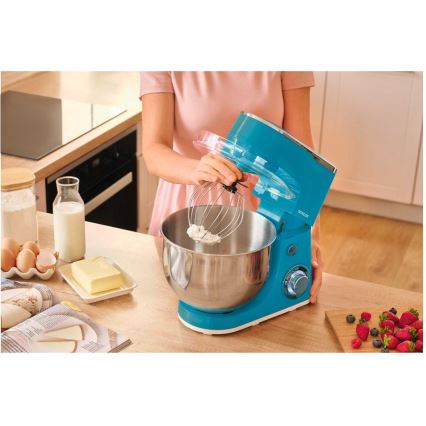Sencor - Küchenmaschine mit Edelstahlschüssel 1300W/230V türkis