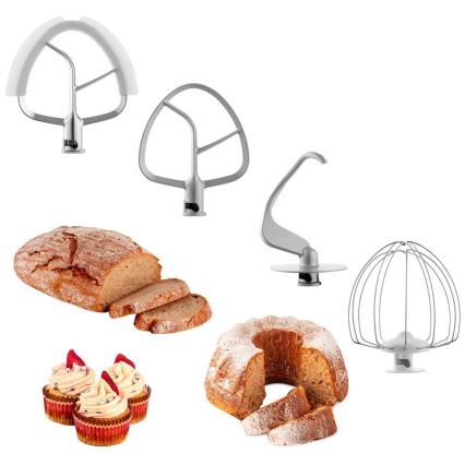 Sencor - Küchenmaschine mit Edelstahlschüssel 1700W/230V mattchrom