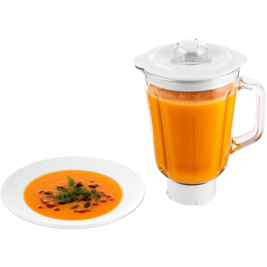 Sencor - Küchenmaschine mit Edelstahlschüssel 1700W/230V mattchrom