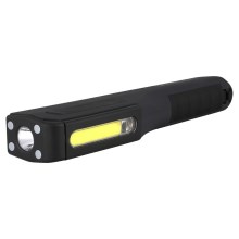 Sencor - LED-Taschenlampe LED/1W/2xAAA + LED/3W/COB