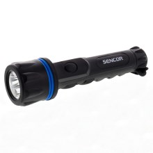 Sencor - LED-Taschenlampe LED/2xAA IP62 blau