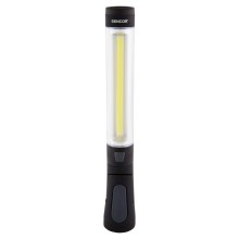 Sencor - LED-Taschenlampe LED/3W/COB + LED/1W/4xAAA