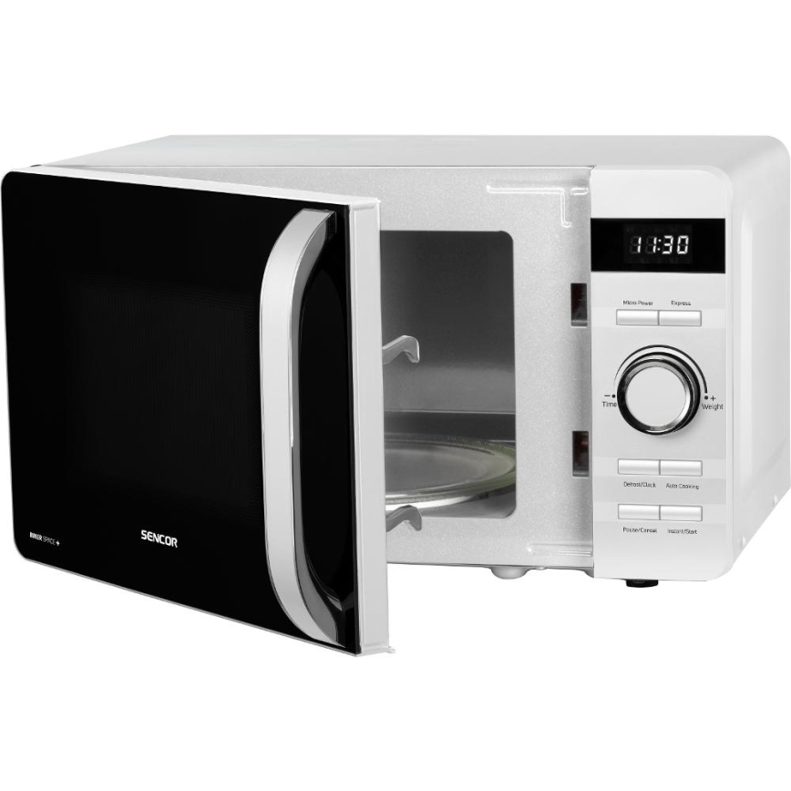 Sencor - Mikrowelle 800 W/230 V, 17 l, weiß