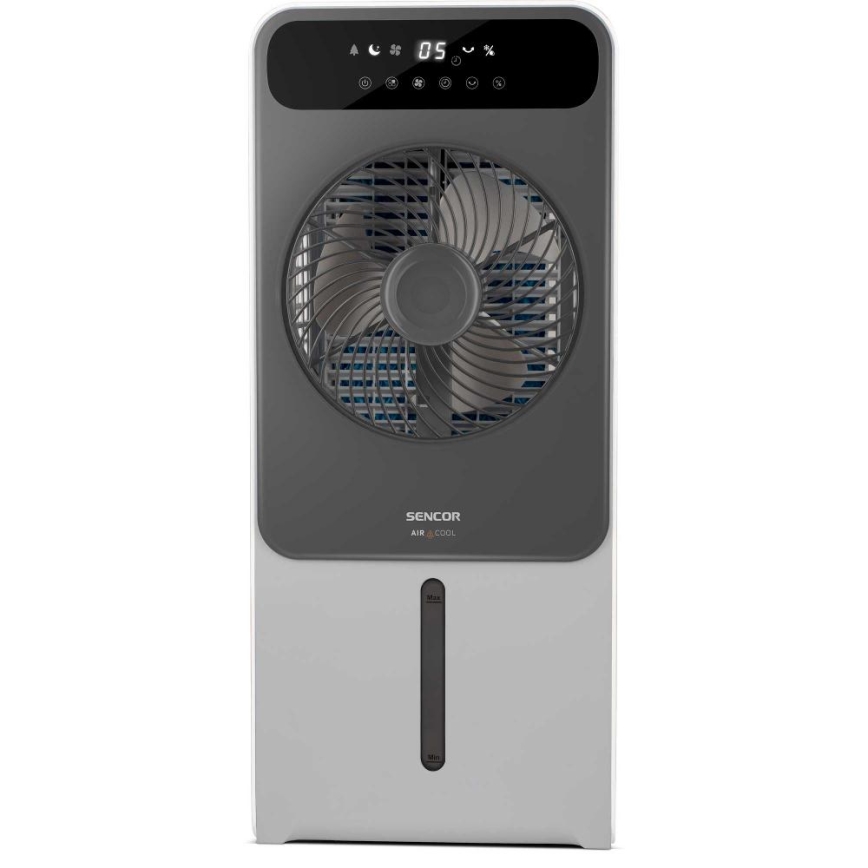 Sencor - Mobiler Luftkühler 28W/230V grau + Fernbedienung