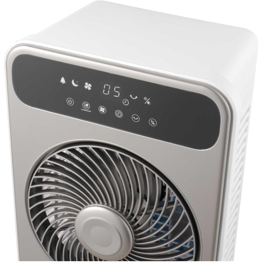 Sencor - Mobiler Luftkühler 28W/230V grau + Fernbedienung