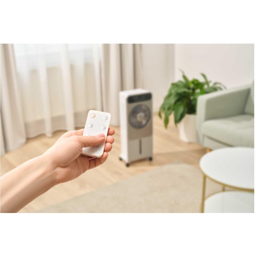 Sencor - Mobiler Luftkühler 28W/230V grau + Fernbedienung