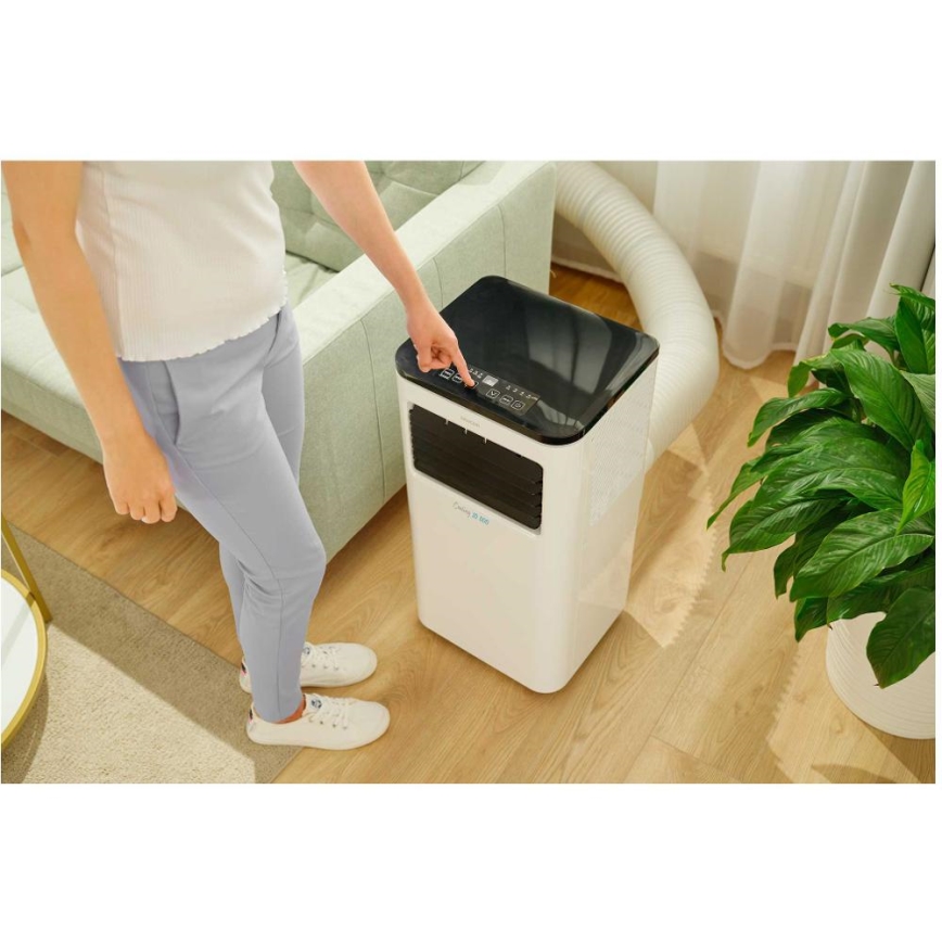 Sencor - Mobiles Smart-Klimagerät 3in1 mit komplettem Zubehör 1050W/230V 10000 BTU Wi-Fi + Fernbedienung