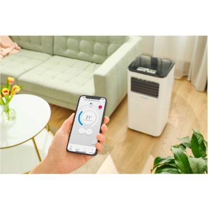 Sencor - Mobiles Smart-Klimagerät 3in1 mit komplettem Zubehör 1050W/230V 10000 BTU Wi-Fi + Fernbedienung