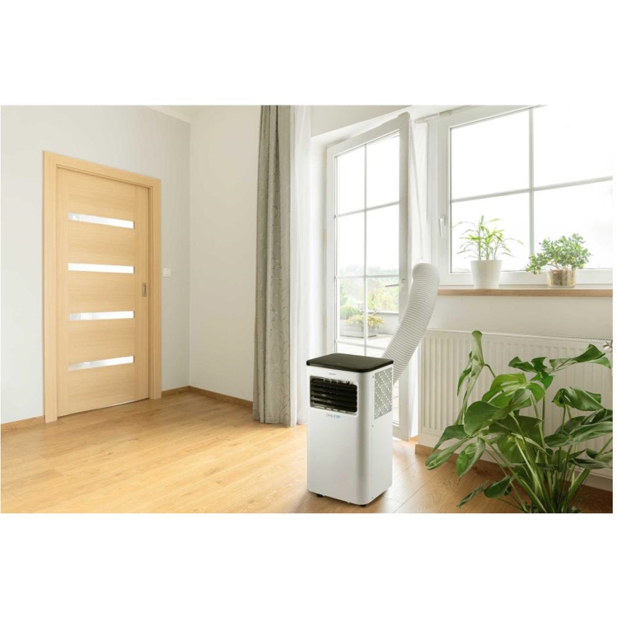 Sencor - Mobiles Smart-Klimagerät 3in1 mit komplettem Zubehör 1050W/230V 10000 BTU Wi-Fi + Fernbedienung