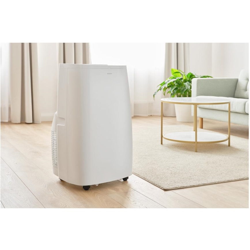 Sencor - Mobiles Smart-Klimagerät 3in1 mit komplettem Zubehör 1700W/230V 16000 BTU Wi-Fi + Fernbedienung