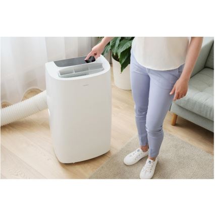 Sencor - Mobiles Smart-Klimagerät 3in1 mit komplettem Zubehör 1700W/230V 16000 BTU Wi-Fi + Fernbedienung