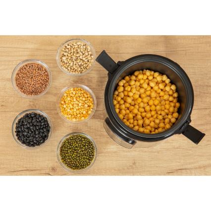 Sencor - Multifunktions-Reiskocher 350W/230V 0,6 l Edelstahl/schwarz