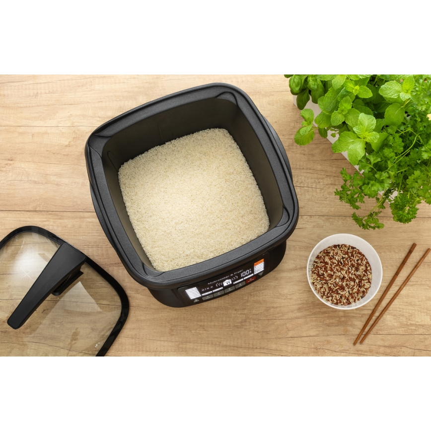 Sencor - Multifunktionsbratpfanne mit Zubehör 1800W/230V 18 Funktionen 4,8l