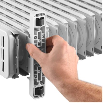 Sencor - Ölradiator mit 11 Rippen 1000/2300W/230V weiß + Fernbedienung