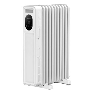 Sencor - Ölradiator mit 11 Rippen 1000/2300W/230V weiß + Fernbedienung