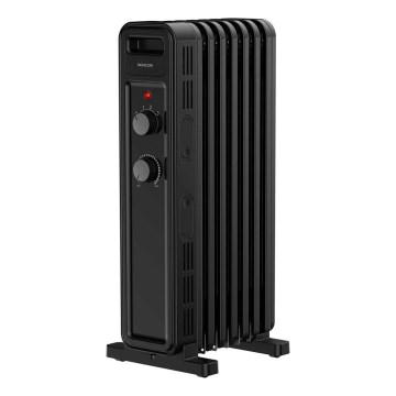 Sencor - Ölradiator mit 7 Rippen, 600/900/1500 W, 230 V, schwarz