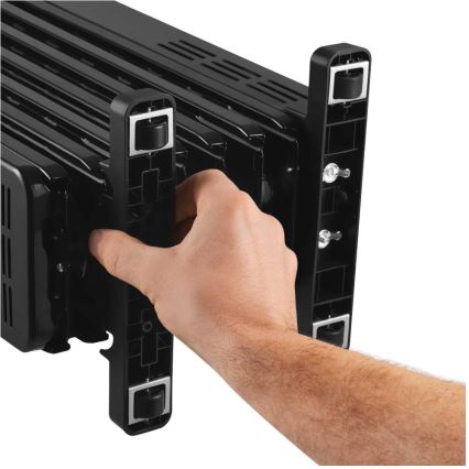 Sencor - Ölradiator mit 7 Rippen, 600/900/1500 W, 230 V, schwarz