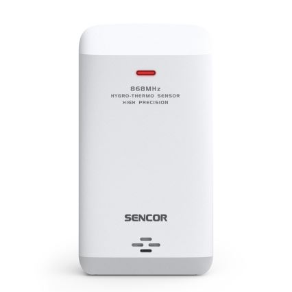 Sencor - Professionelle Wetterstation mit farbigem LCD-Display 5V/1xCR2032 + 3xAA Wi-Fi