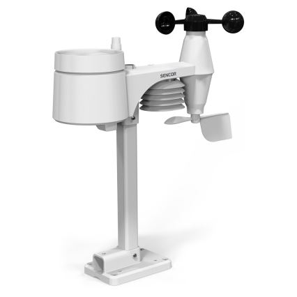 Sencor - Professionelle Wetterstation mit Farbdisplay und Alarmfunktion 1xCR2032