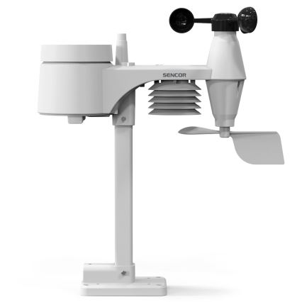 Sencor - Professionelle Wetterstation mit Farbdisplay und Alarmfunktion 1xCR2032