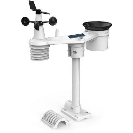 Sencor - Professionelle Wetterstation mit farbigem LCD-Display 5V 1xCR2032 + 3xAA + 2xAA Wi-Fi Tuya