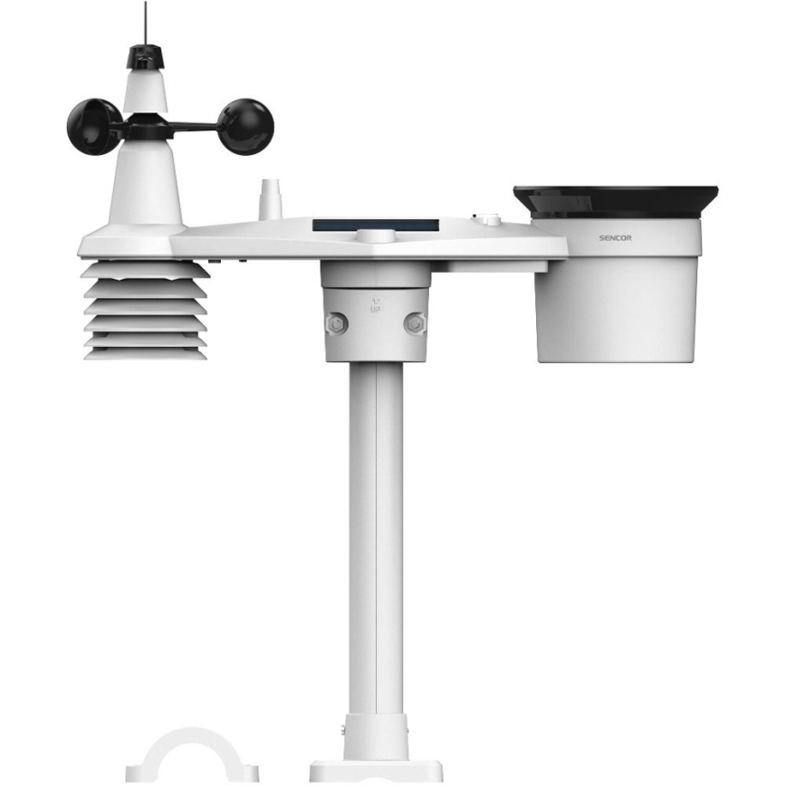 Sencor - Profi-Wetterstation mit Farb-LCD-Anzeige 1xCR2032 Wi-Fi Tuya