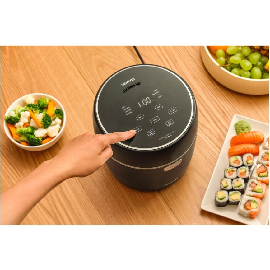 Sencor - Reiskocher 350W/230V 0,6 l schwarz