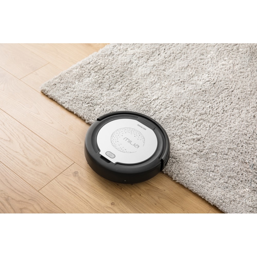 Sencor - Roboterstaubsauger mit Mopp 2in1 15W/14,4V 1500 mAh schwarz