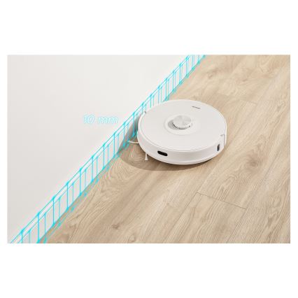 Sencor - Saugroboter 2-in-1 mit Wischfunktion, 50 W / 5000 mAh, Wi‑Fi, weiß, inkl. Fernbedienung