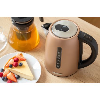 Sencor - Wasserkocher mit Temperaturregelung 1,7 l 2150W/230V braun