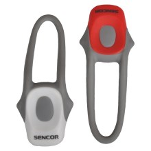 Sencor - SET 2x Fahrradlampe LED/0,2W/2xCR2025 IP42
