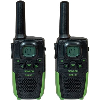 Sencor – SET 2x Walkie-Talkie 3xAAA Reichweite 7 km