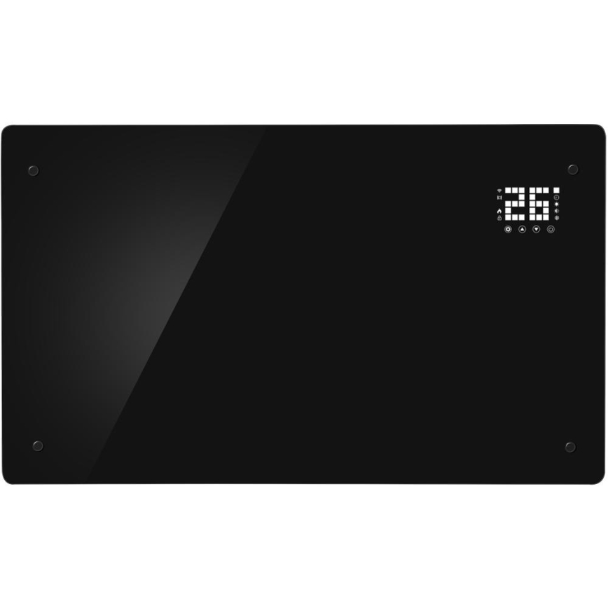 Sencor - Smartes elektrisches Konvektor-Heizgerät 2000 W/230 V IP24 WLAN schwarz + Fernbedienung