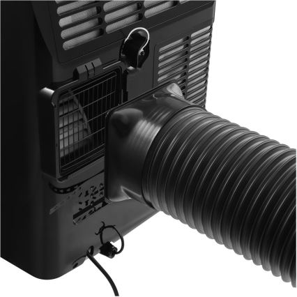 Sencor - Intelligente mobile Klimaanlage 4in1 inklusive komplettem Zubehör 900W/230V 9000 BTU Wi-Fi schwarz + Fernbedienung