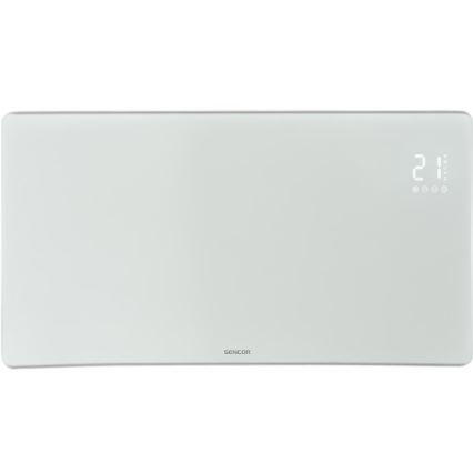 Sencor - Smarter elektrischer Direktheizer/Konvektor 1200/2400W/230V IP24 Wi-Fi weiß
