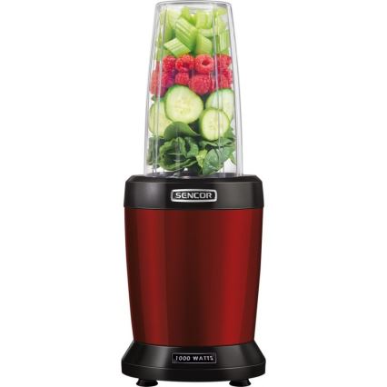 Sencor - Smoothie nutri Mixer 1000W/230V rot