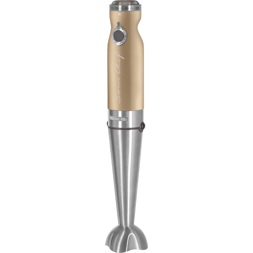 Sencor - Stabmixer 4in1 1200W/230V Edelstahl/Gold