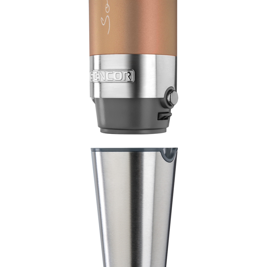 Sencor –  Stabmixer 4in1 1200W/230V Edelstahl/Kupfer