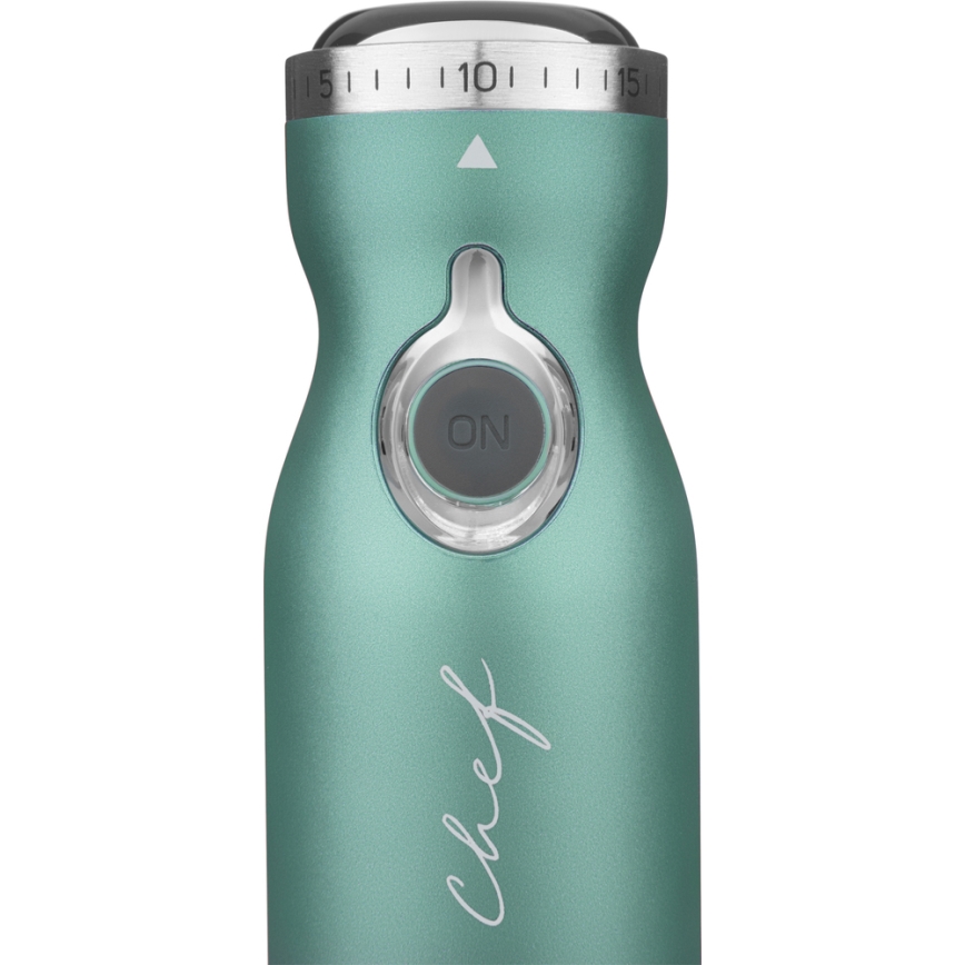 Sencor – Stabmixer 4in1 1200W/230V Edelstahl/türkis