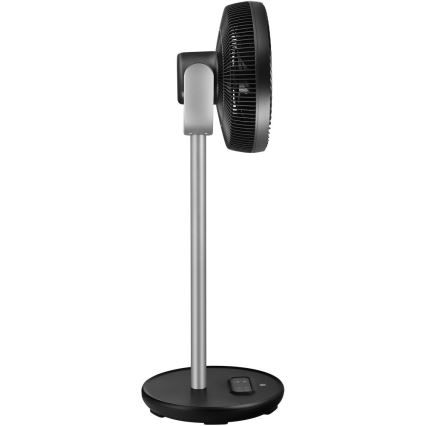 Sencor - Standventilator 3D UltraSilent 26W/230V Wi-Fi schwarz + Fernbedienung