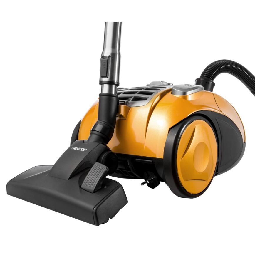 Sencor - Staubsauger mit/ohne Beutel 4,5 l/3 l 700W/230V gold
