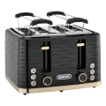 Sencor - Toaster mit vier Schlitzen 1600W/230V schwarz/beige