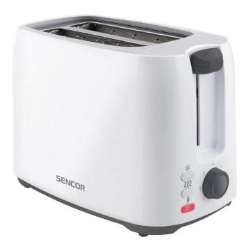 Sencor - Toaster mit zwei Schlitzen 750W/230V weiß