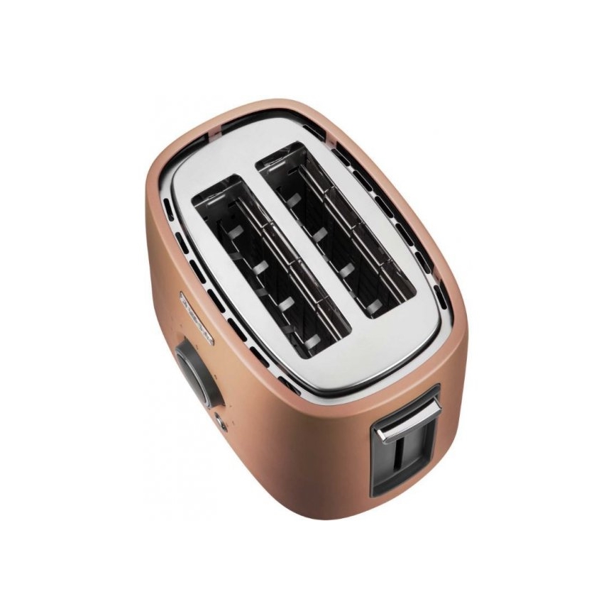 Sencor – Toaster mit zwei Schlitzen und Aufwärm-Funktion 1000W/230V Kupfer
