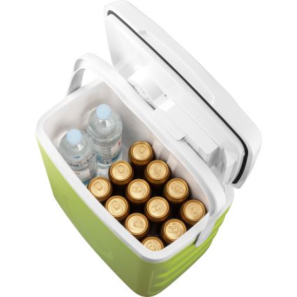 Sencor - Tragbarer Autokühlschrank 30 l 55W/5V/12V/230V grün/weiß